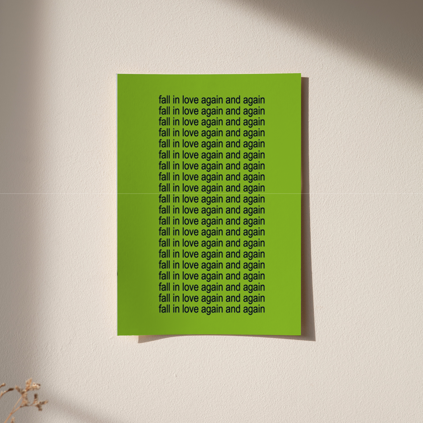 Print Everything is Romantic