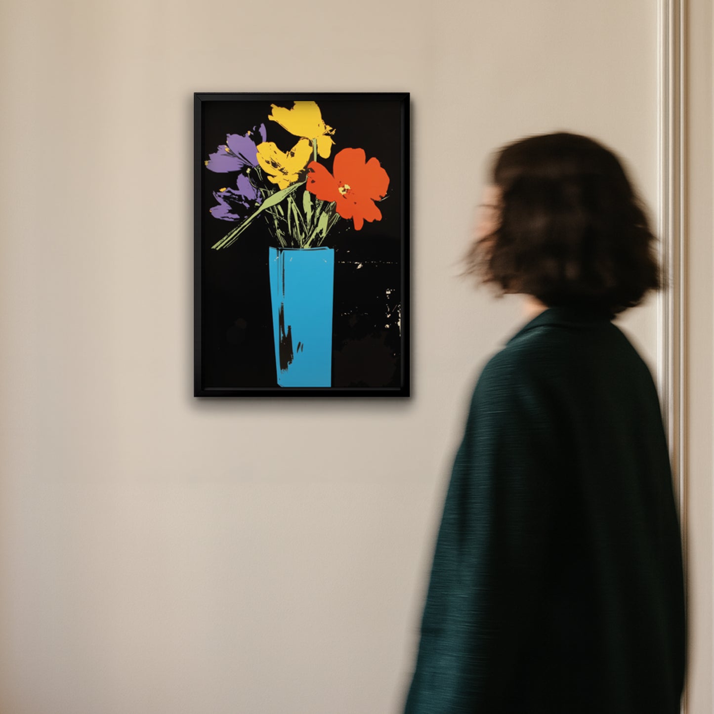 Quadro A3 Flowers 4 u Noite