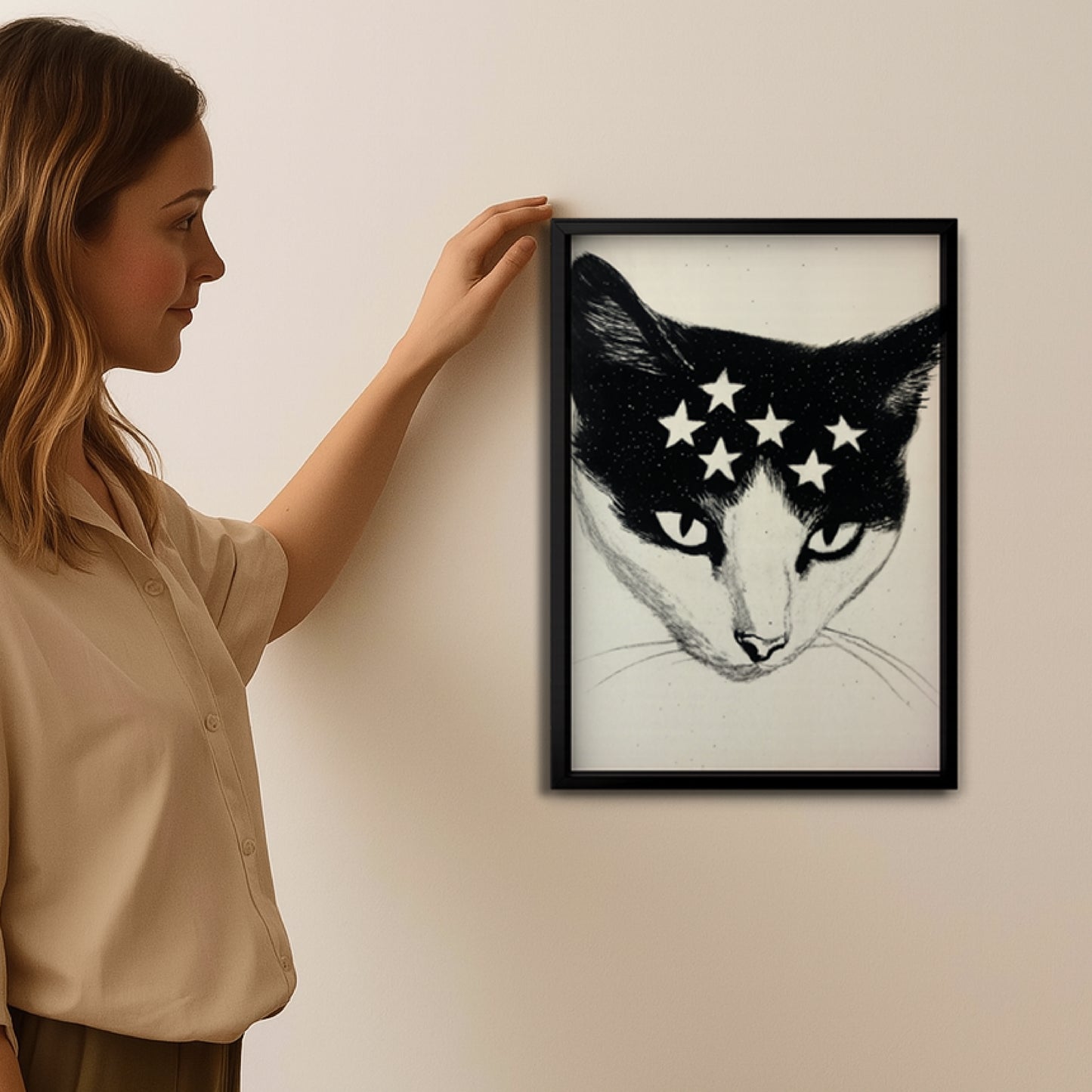 Quadro A3 Frajola