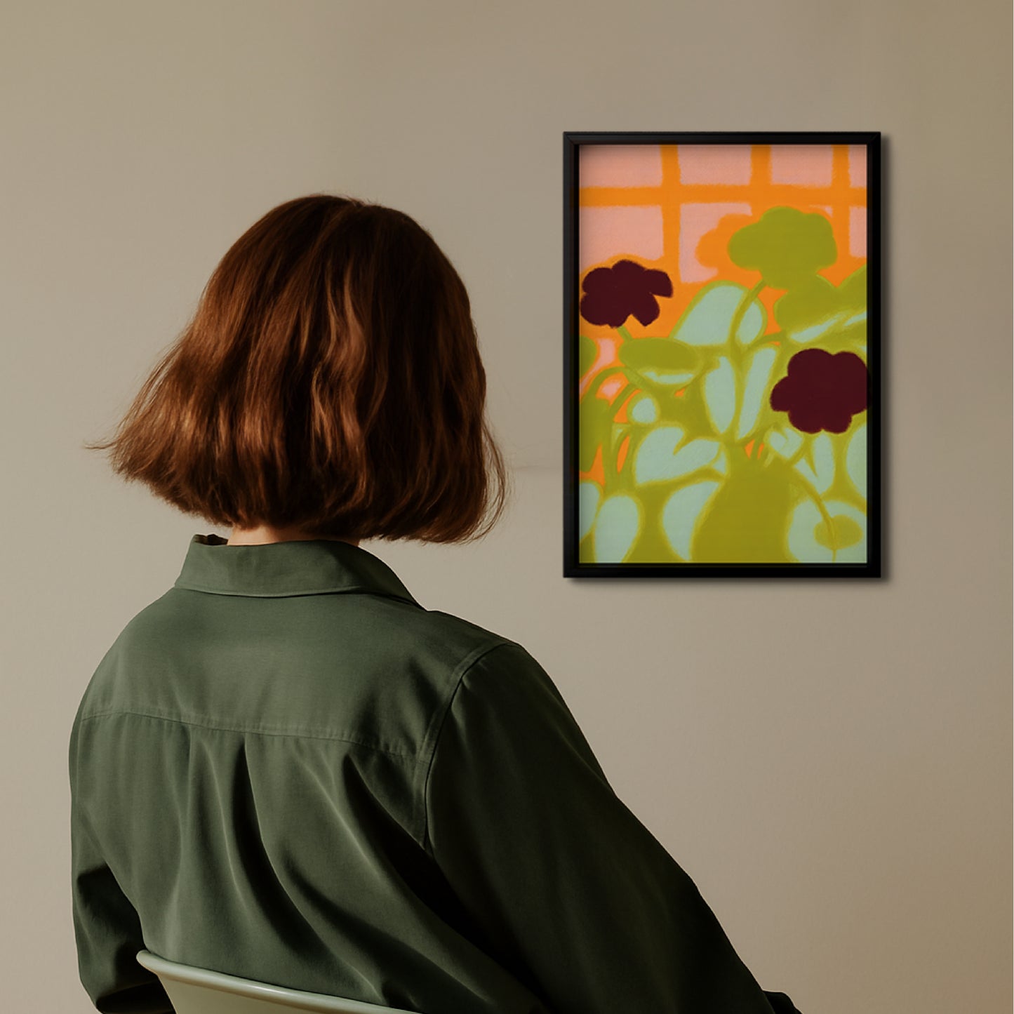 Quadro A3 Jardim no Quintal
