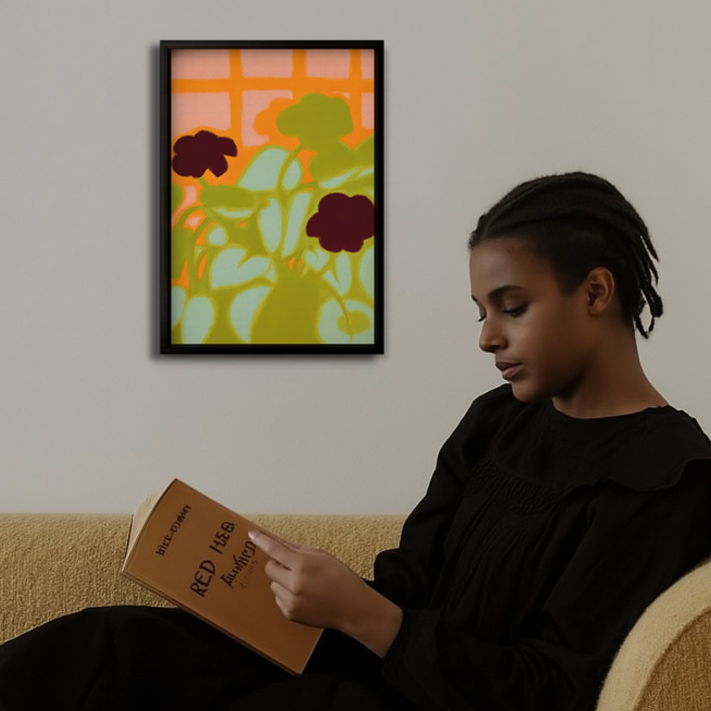 Quadro A3 Jardim no Quintal