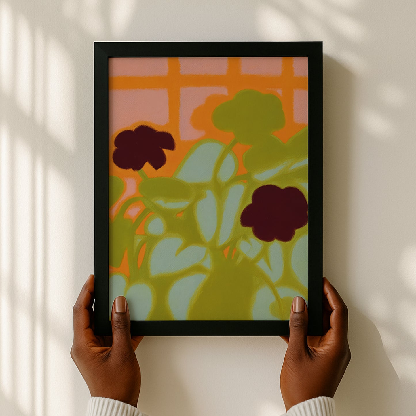 Quadro A3 Jardim no Quintal
