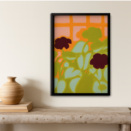 Quadro A3 Jardim no Quintal