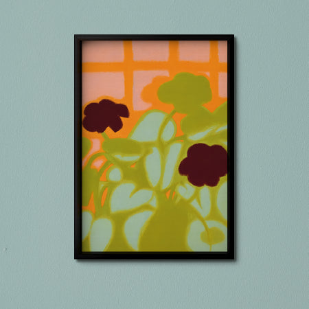 Quadro A3 Jardim no Quintal
