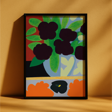 Quadro A3 Jardim na Varanda