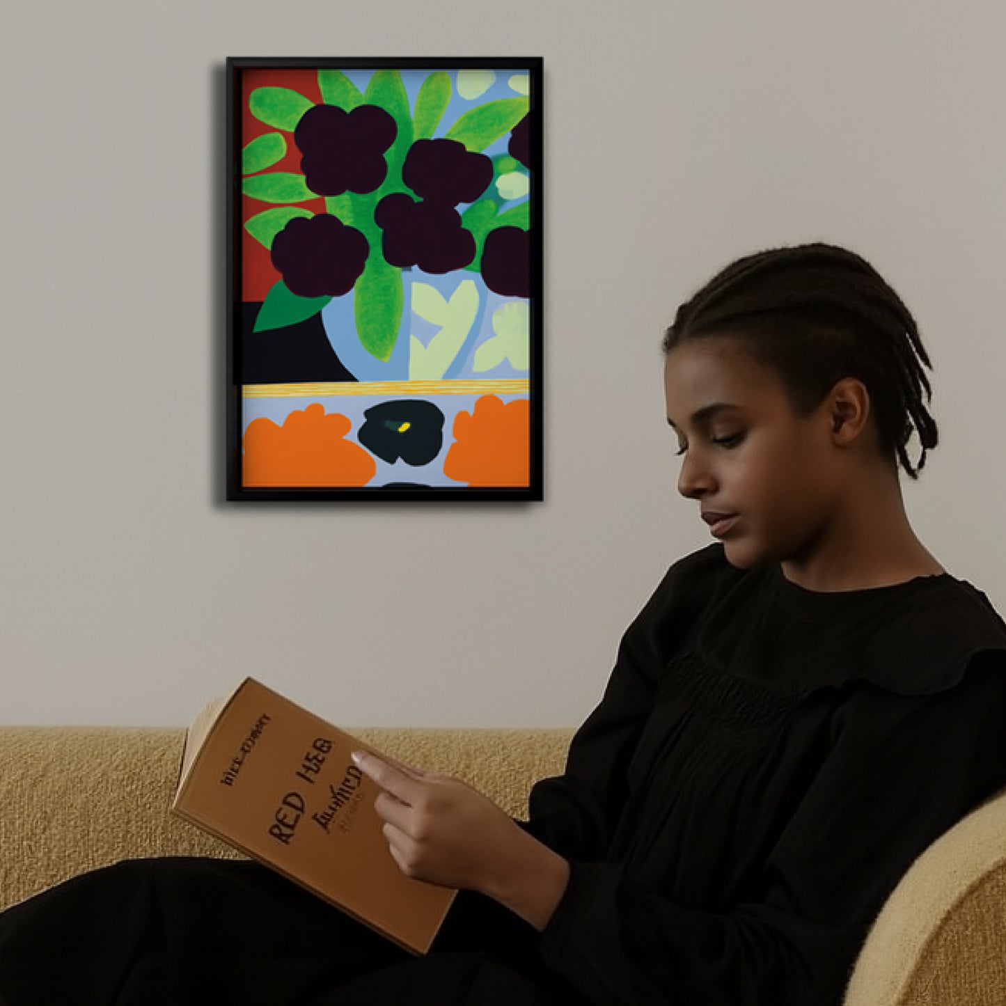Quadro A3 Jardim na Varanda