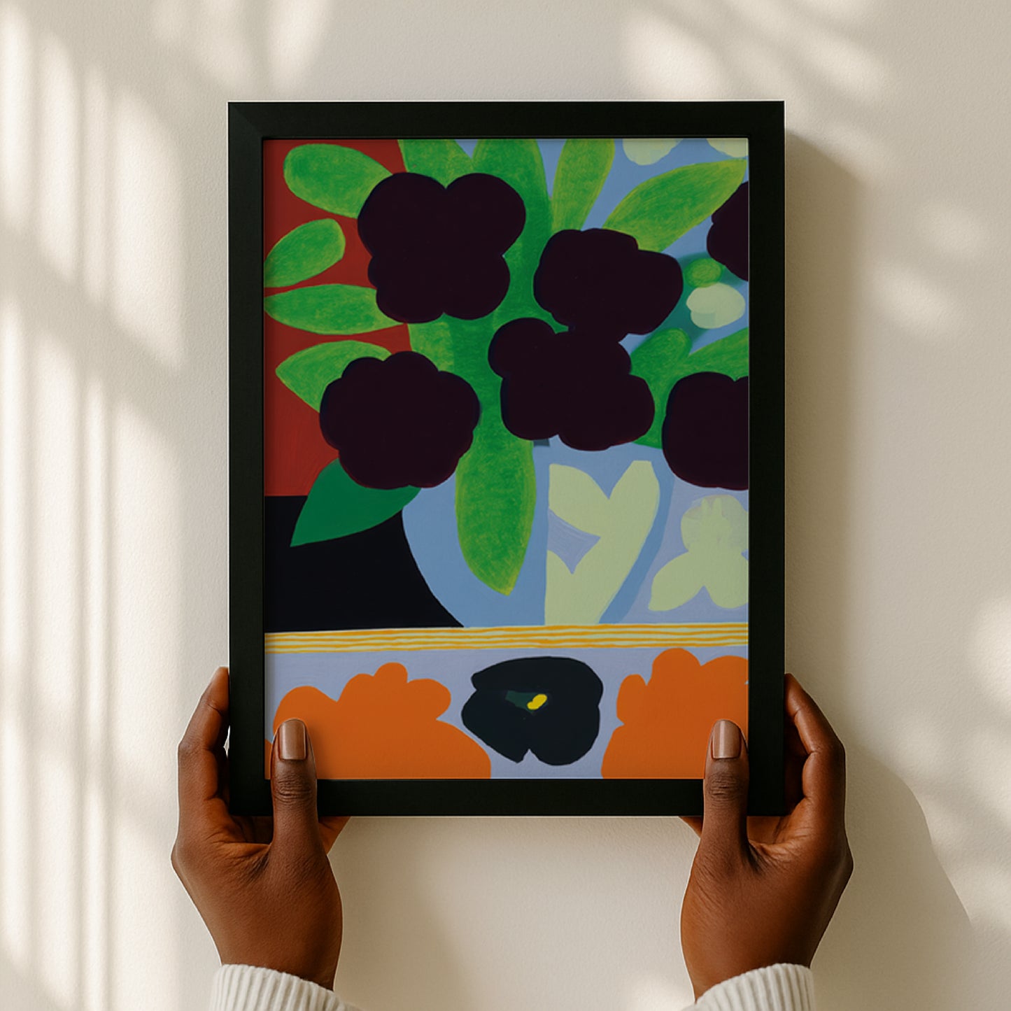 Quadro A3 Jardim na Varanda