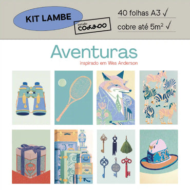 Kit Lambe-lambe Aventuras