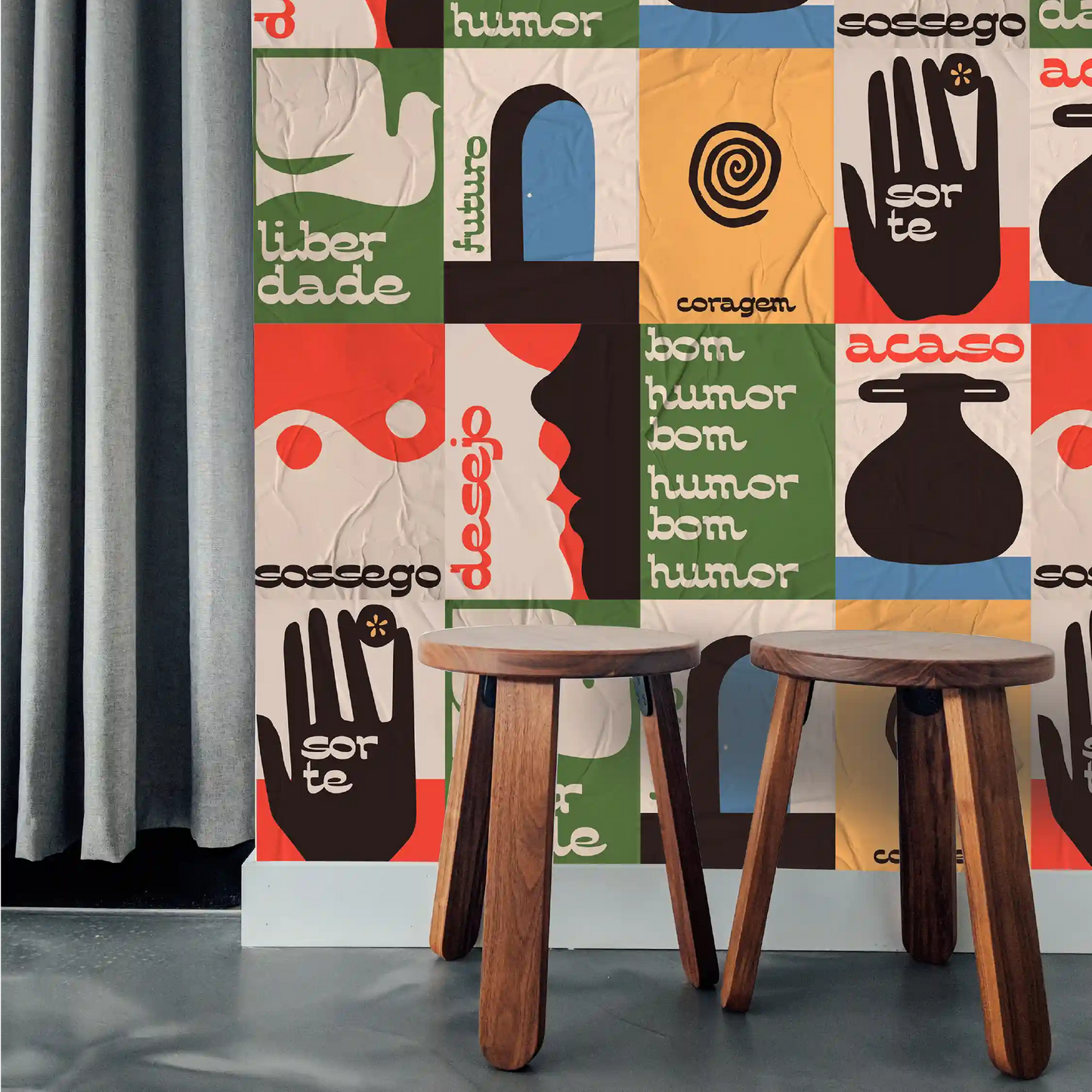 Mini Kit Lambe-lambe Good Vibes 70's