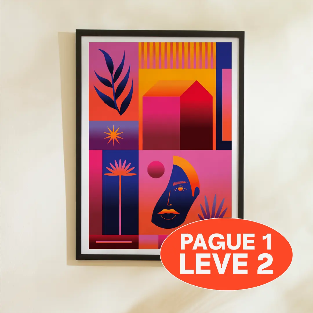 WTW アート　A3 Quadro A3 Morada – Colado