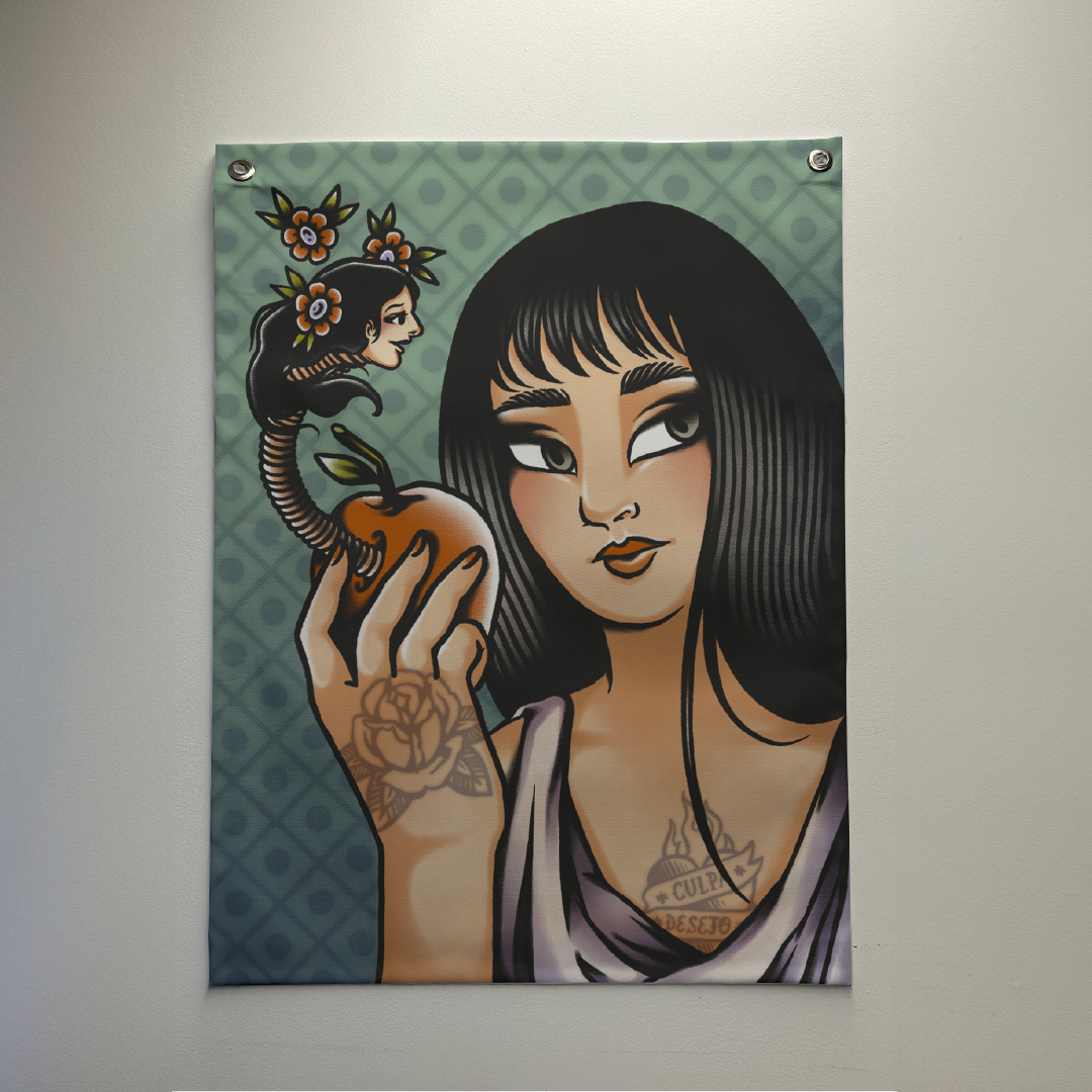 Bandeira em lona Culpa e Desejo