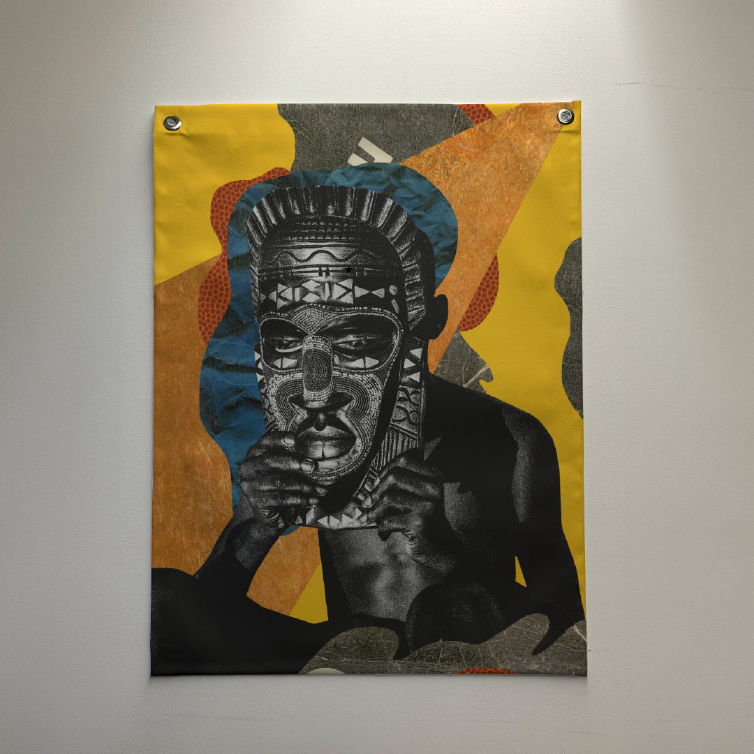 Bandeira em lona The Mask