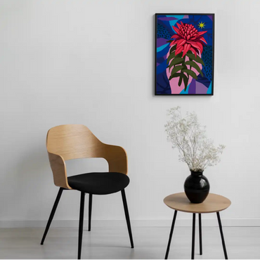 Quadro A3 Pétalas noite