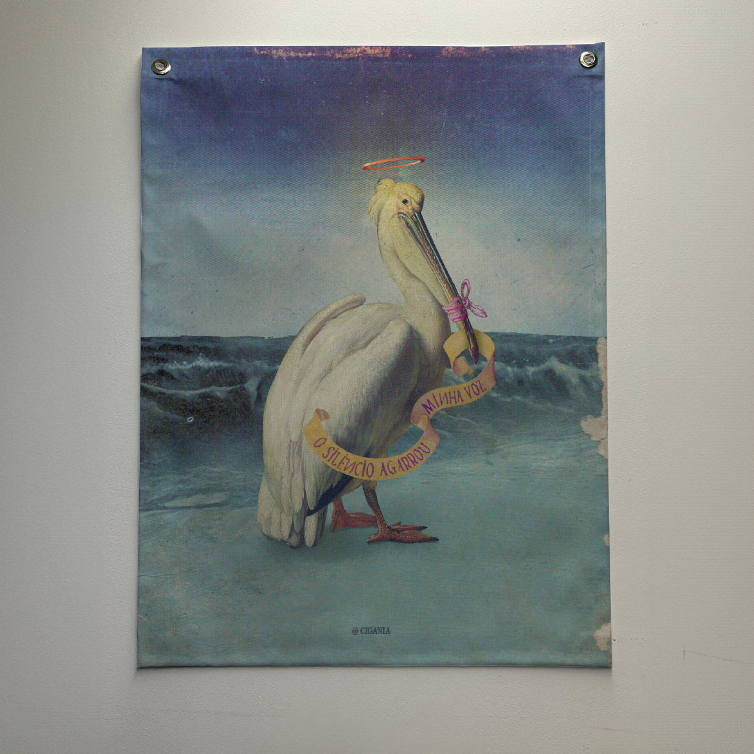 Bandeira em lona Cegonha