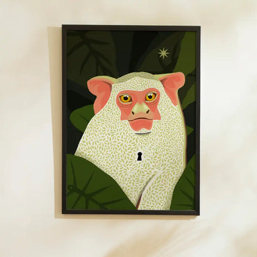 Quadro A3 Alma Branca selva