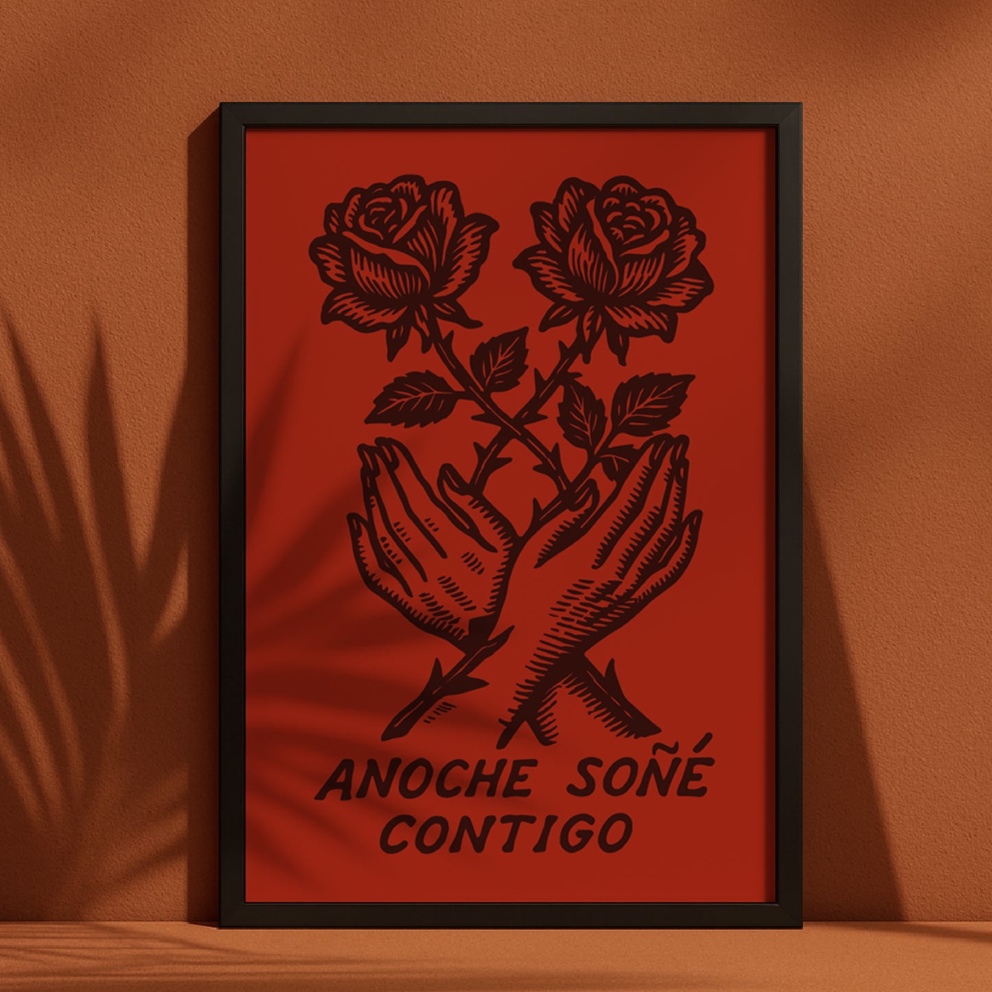 Quadro A3 Anoche soñé contigo Vibrante