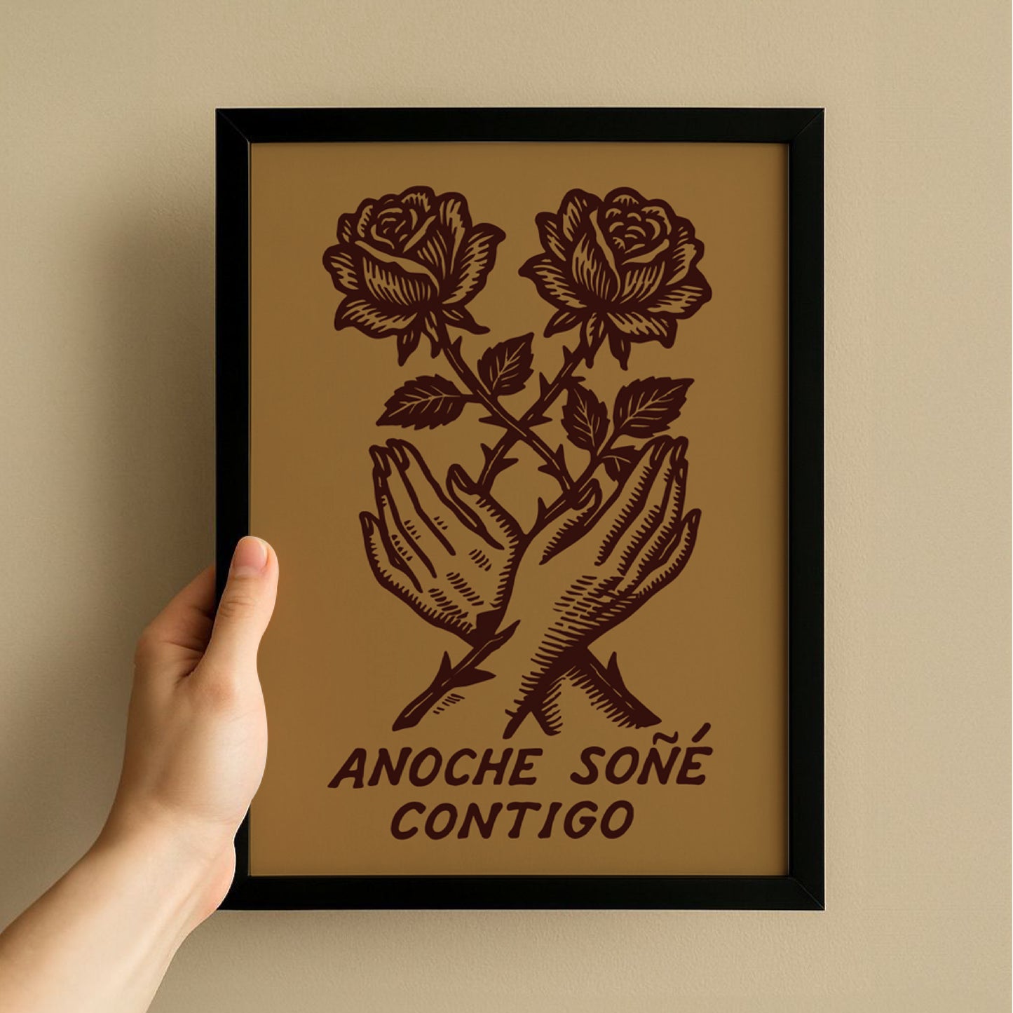 Quadro A3 Anoche soñé contigo Suave