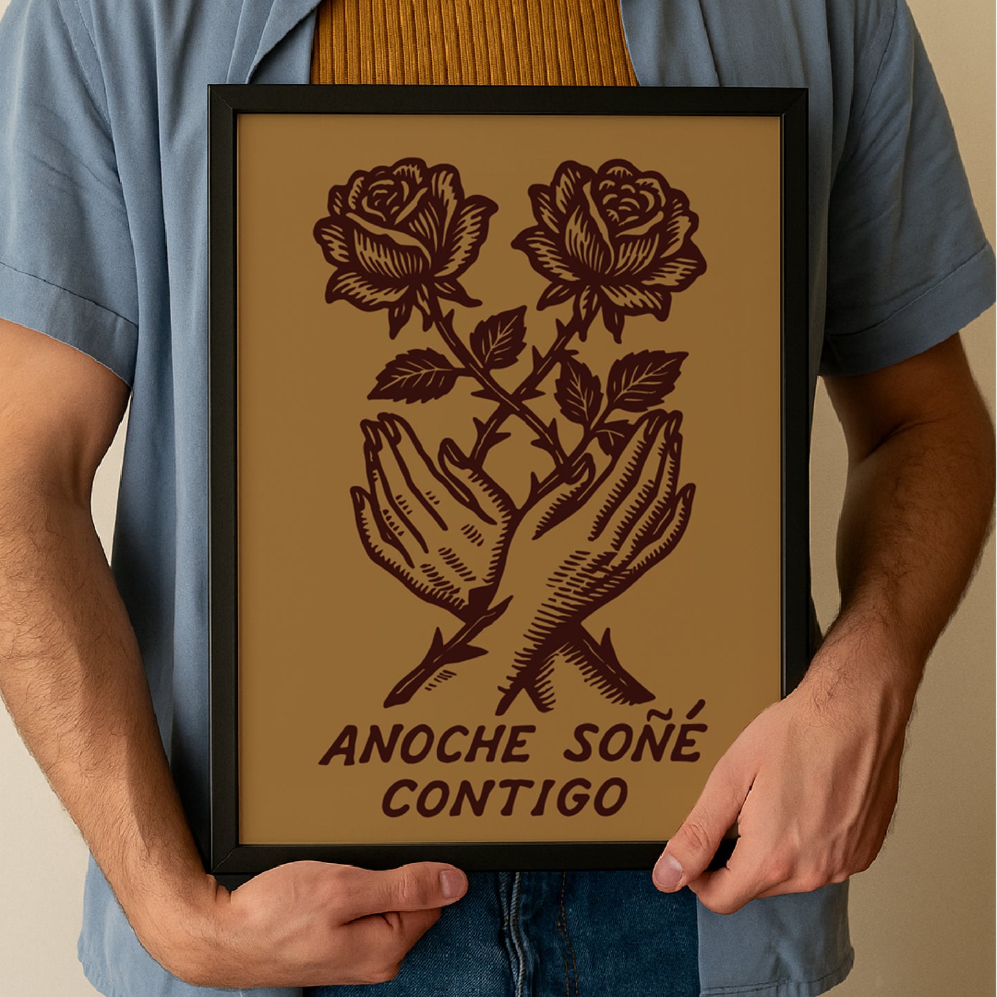Quadro A3 Anoche soñé contigo Suave