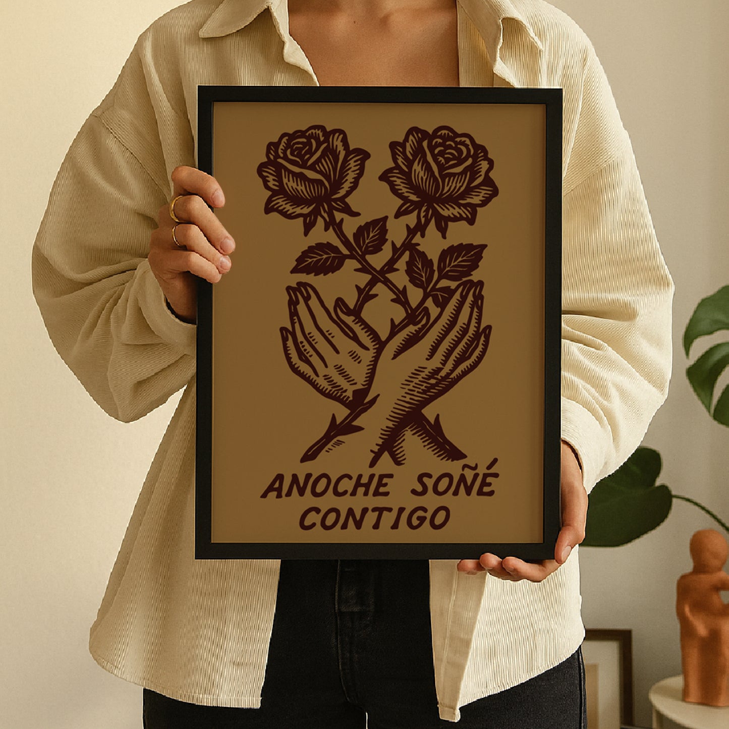 Quadro A3 Anoche soñé contigo Suave