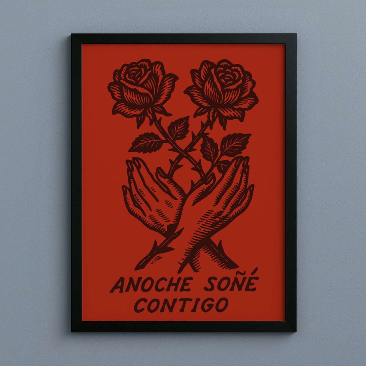 Quadro A3 Anoche soñé contigo Vibrante