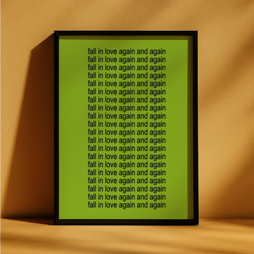 Quadro A3 Everything is Romantic