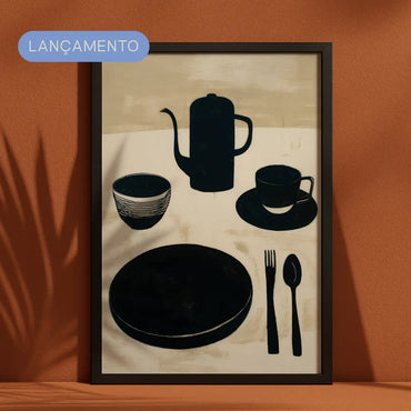 Quadro A3 Café com Calma