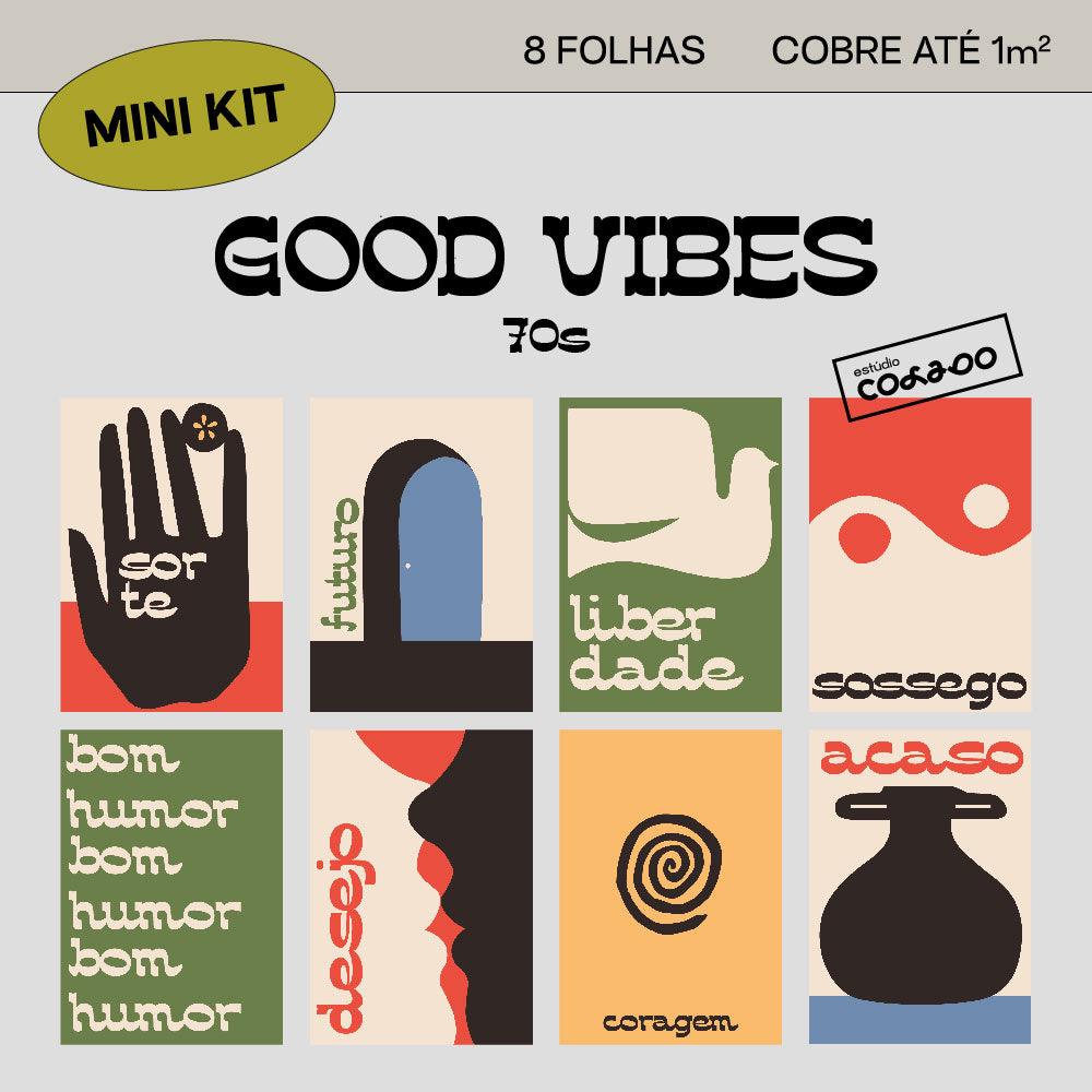 Mini Kit Lambe-lambe Good Vibes 70's