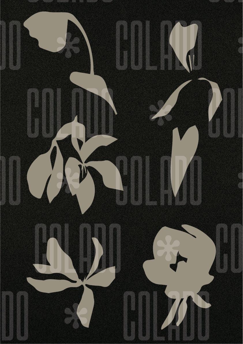 Kit Lambe-lambe Nanquim Preto e Creme