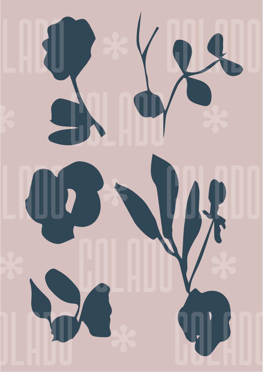 Kit Lambe-lambe Nanquim Rosa e Azul
