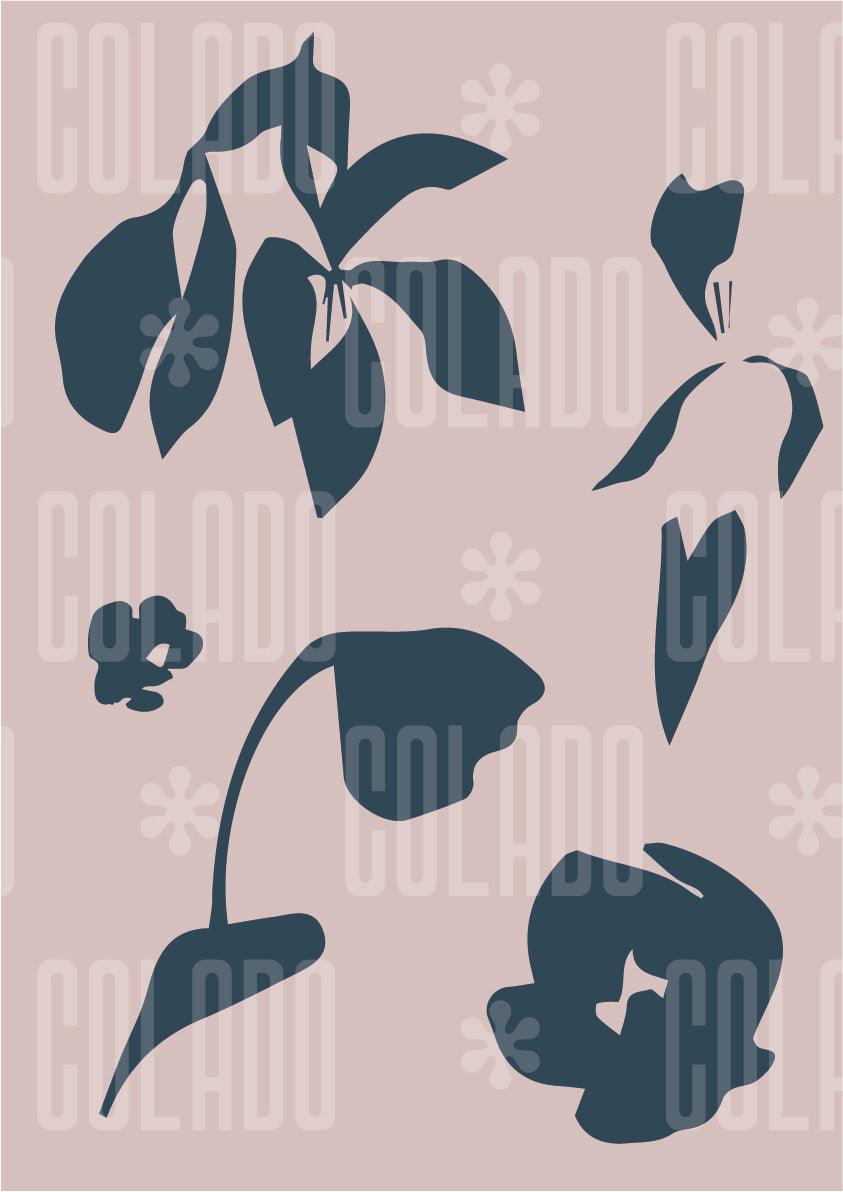 Kit Lambe-lambe Nanquim Rosa e Azul
