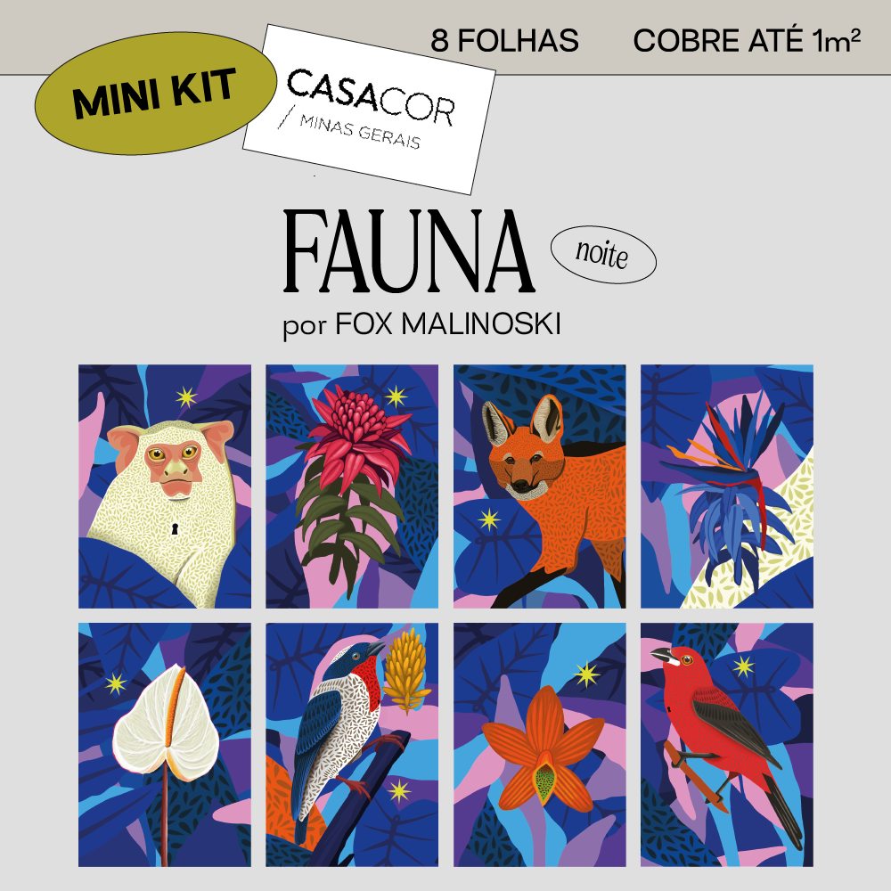 Mini Kit lambe-lambe Fauna