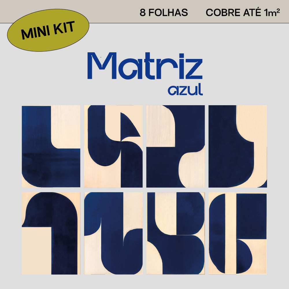 Mini Kit Lambe-lambe Matriz Azul