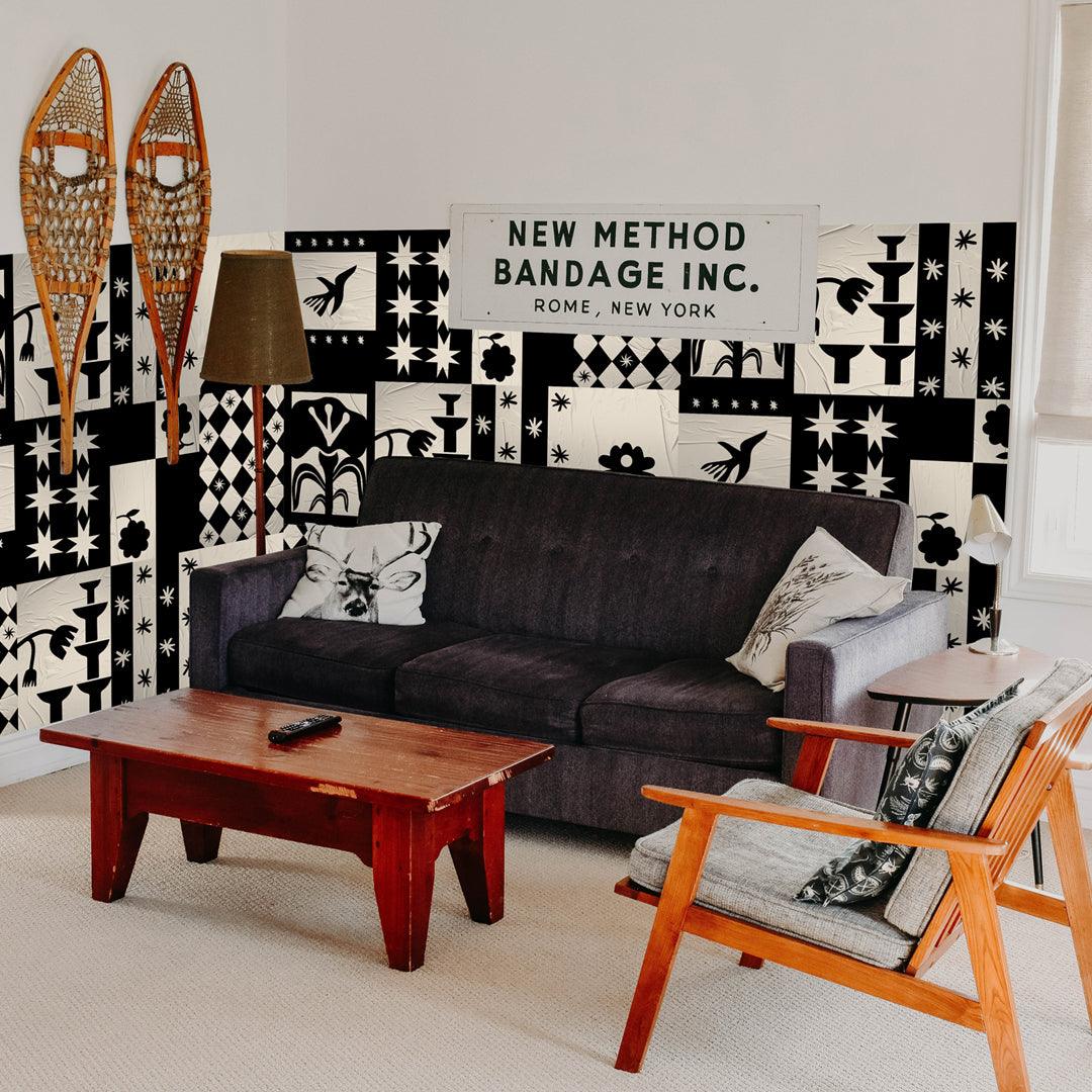 Kit Lambe-lambe Sertão Preto e Creme
