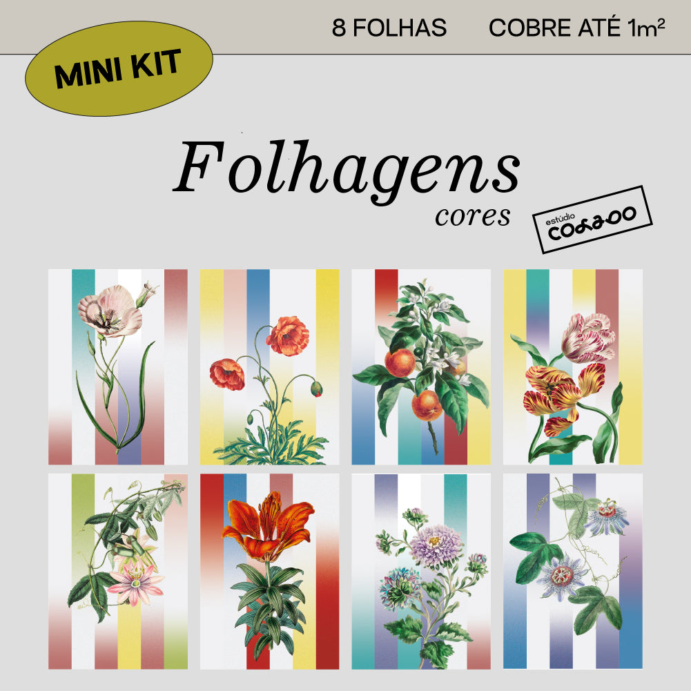 Mini Kit Lambe-lambe Folhagens