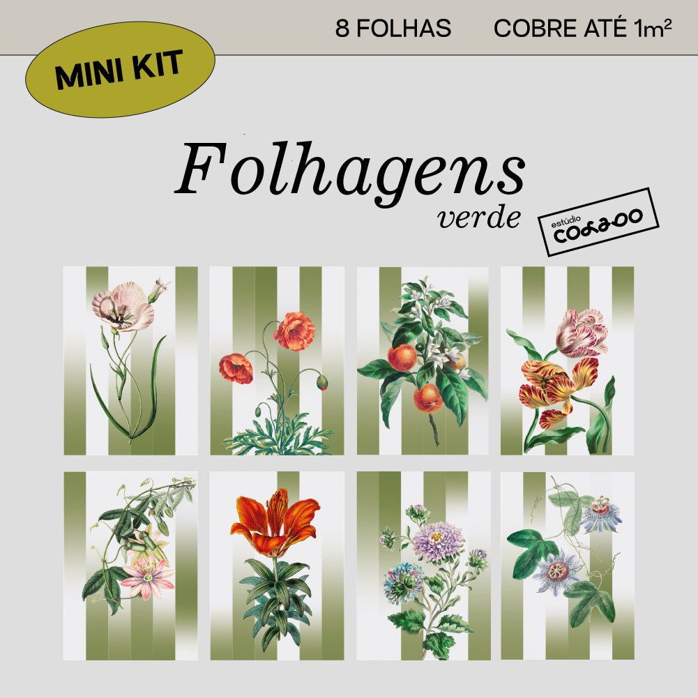 Mini Kit Lambe-lambe Folhagens