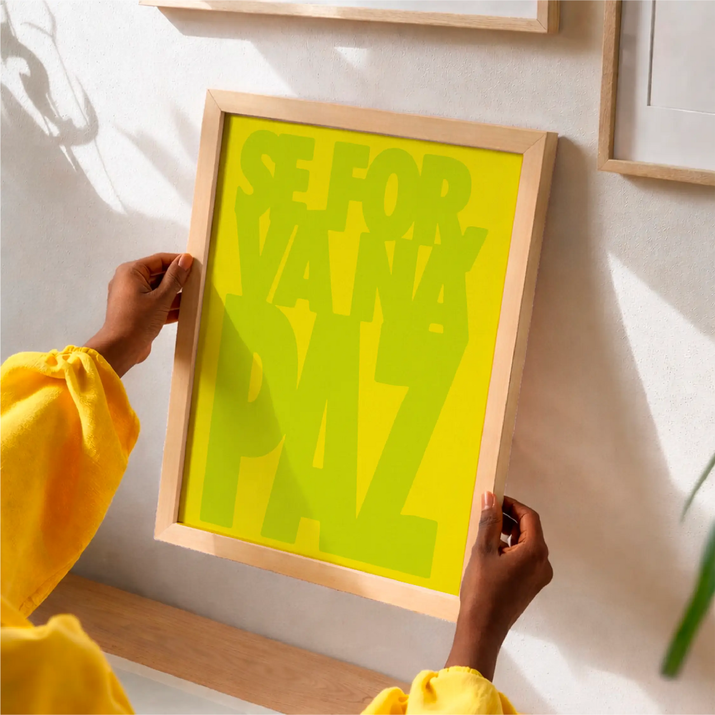 Quadro A3 Bacurau Amarelo