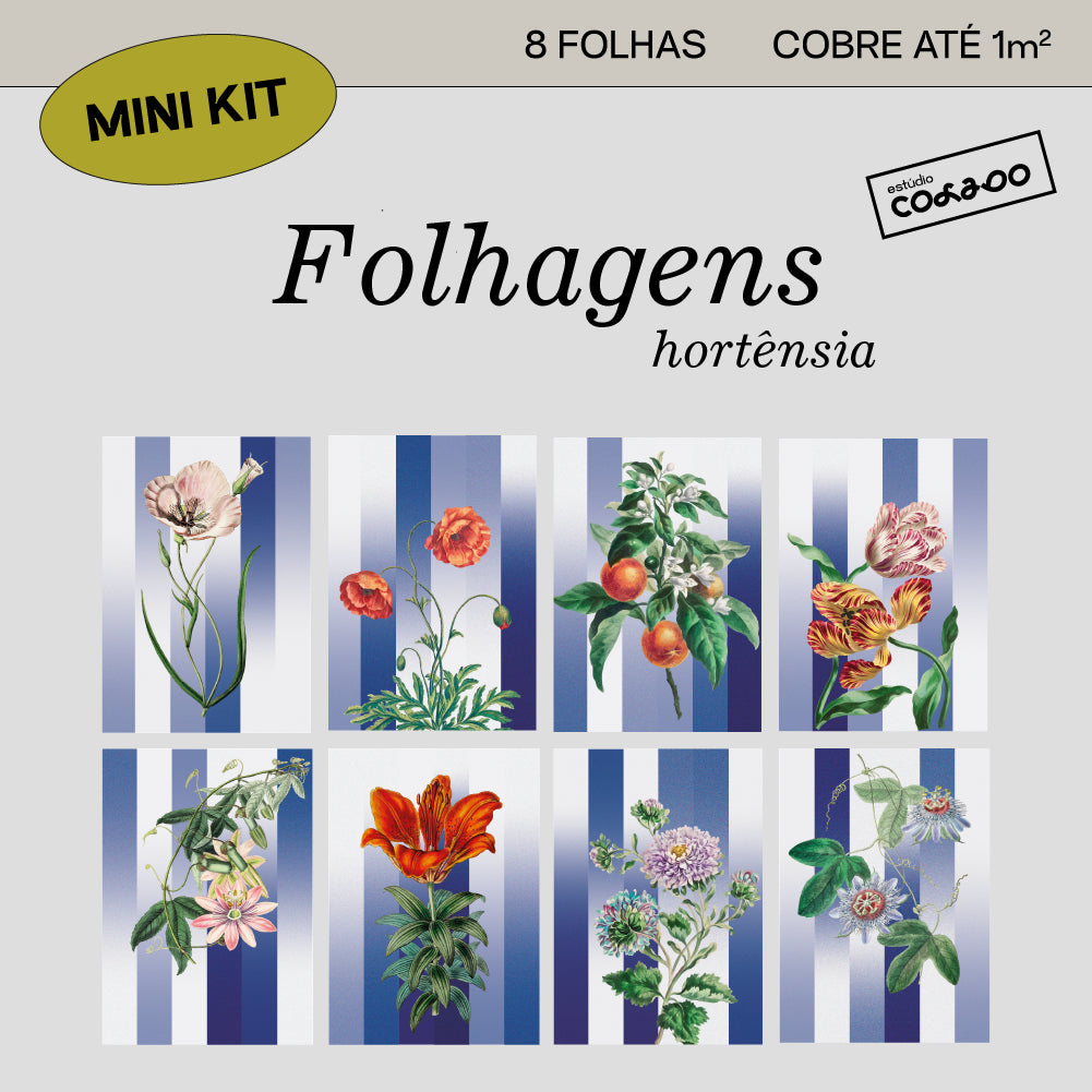 Mini Kit Lambe-lambe Folhagens