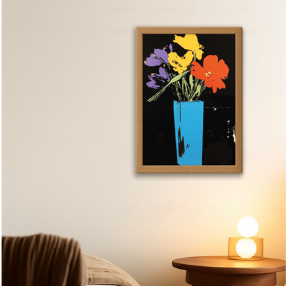 Quadro A3 Flowers 4 u Noite