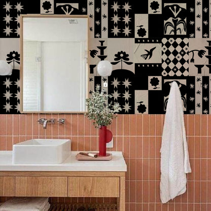Kit Lambe-lambe Sertão Preto e Creme