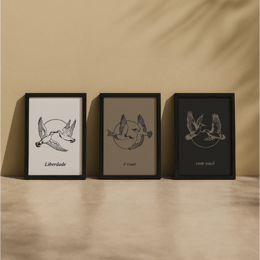 Composição A5 Liberdade é Voar com Você