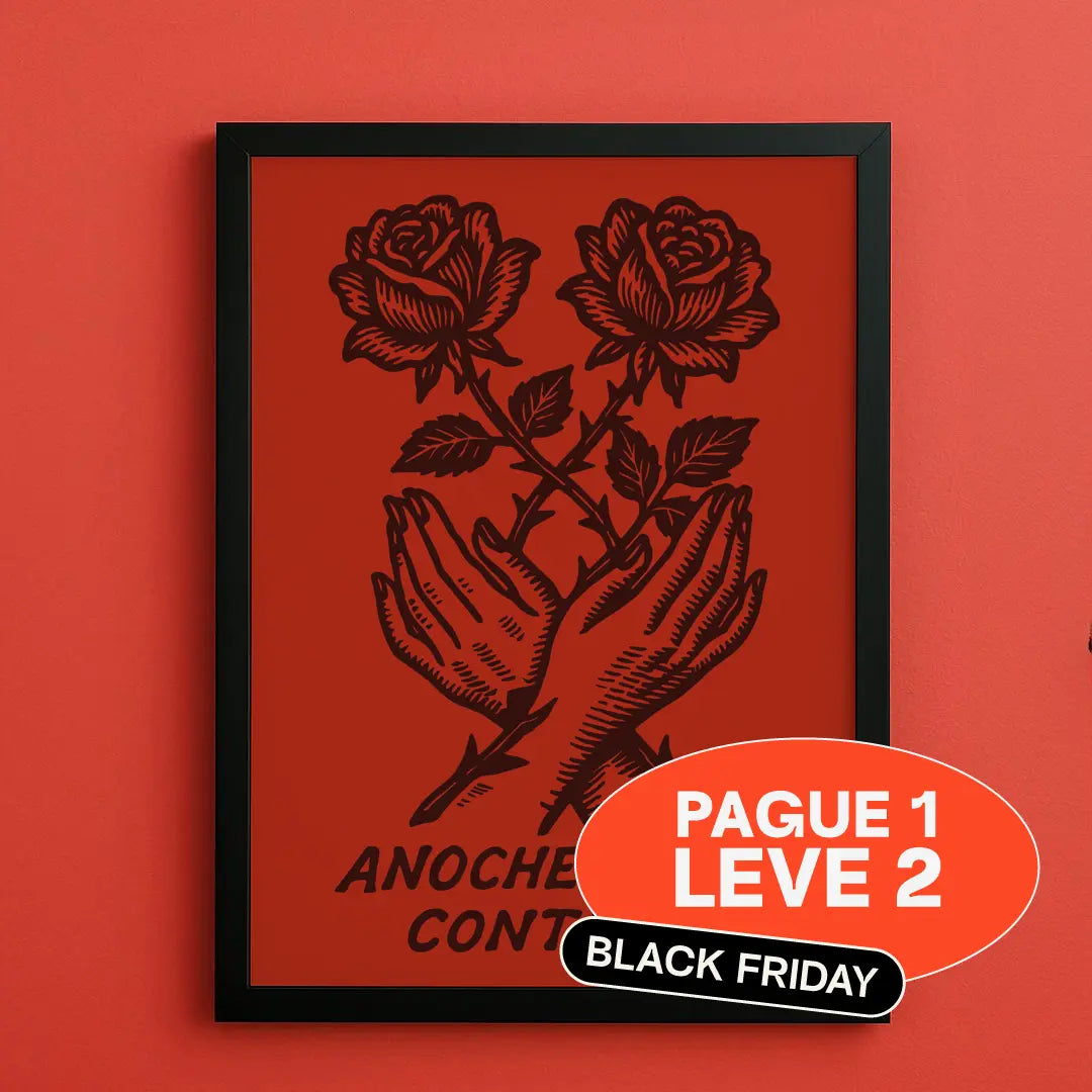 Quadro A3 Anoche soñé contigo Vibrante