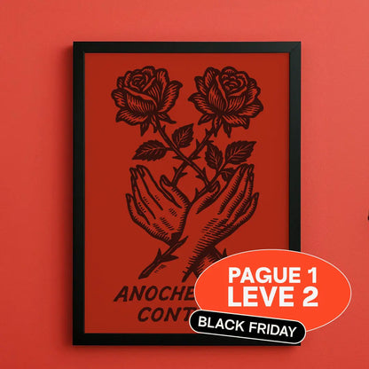 Quadro A3 Anoche soñé contigo Vibrante