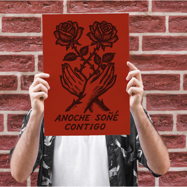 Print Anoche soñé contigo Vibrante