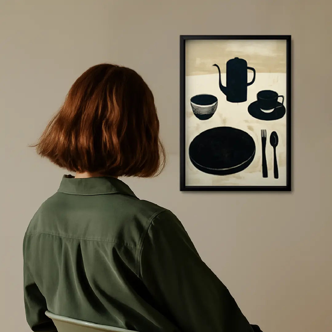 Quadro A3 Café com Calma