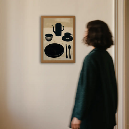 Quadro A3 Café com Calma