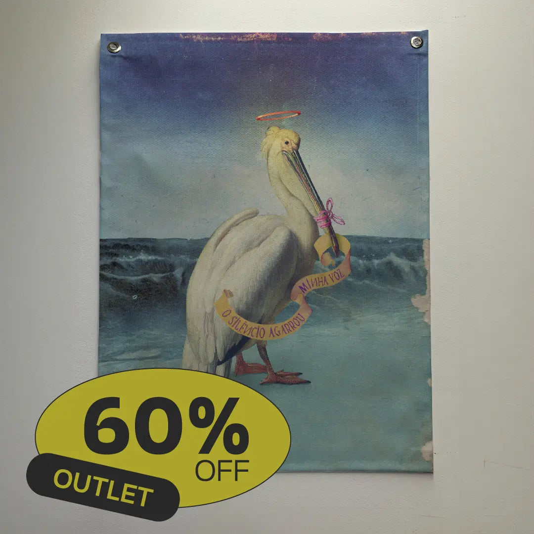 Bandeira em lona Cegonha