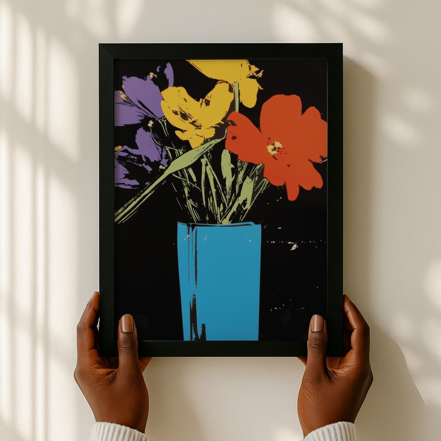 Quadro A3 Flowers 4 u Noite