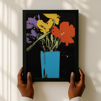Quadro A3 Flowers 4 u Noite