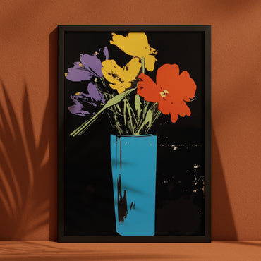 Quadro A3 Flowers 4 u Noite
