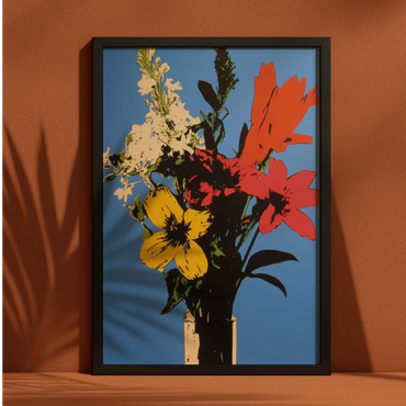 Quadro A3 Flowers 4 u Dia